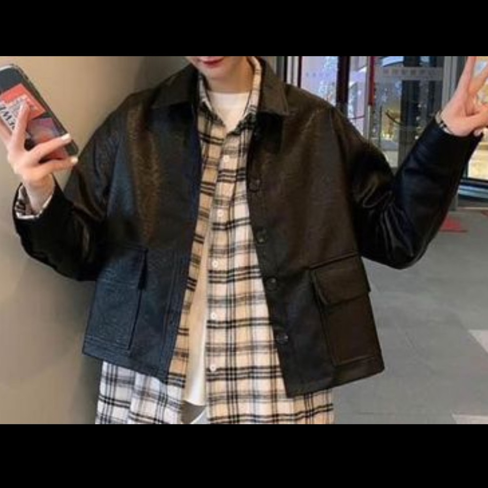 New Black Faux letter jacket - YesStyle - Shopherd